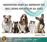 innov8tion Hemp Oil for Dogs and Cats | 750 mg | Relieve Your Pets Arthritis, Joint Pain, Muscle Spasm, and Anxiety | All-Natural | Safe and Easy to Use | Non-Toxic | Grown in The USA | 1 oz