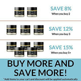 Hemp Pain Cream Salve - 100mg Full Spectrum Hemp Extract - Fast Muscle and Joint Pain Relief. 2oz