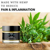 Hemp Pain Cream Salve - 250mg Full Spectrum Hemp Extract - Fast Muscle and Joint Pain Relief. 2oz