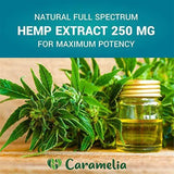 Hemp Extract Cream - 250 Mg - Made in USA - Natural Hemp Pain Relief Cream for Inflammation, Muscle, Joint, Back, Knee & Arthritis Pain - Hemp Salve Contains Arnica, MSM & 10% EMU Oil - Non-GMO