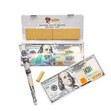 Satelliter Fake Money, Rolling Papers with Filter Tips, Wallets of Cigarette Rolling Papers 110 * 45MM(2 Wallet)