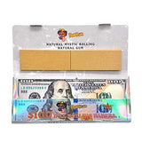 Satelliter Fake Money, Rolling Papers with Filter Tips, Wallets of Cigarette Rolling Papers 110 * 45MM(2 Wallet)
