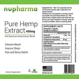 Pure Hemp Gummies - 15mg per Gummy - Organic Full Spectrum Hemp Extract- Hemp Oil Gummy Bears Promote Relief from Stress, Anxiety, Pain, Nausea- Sleep Better by Nupharma (450 mg (30 Count))