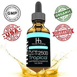 House of Healing Hemp Oil for Pain & Anxiety Relief - 2500mg - Organic Hemp Drops - Natural Hemp Oils for Better Sleep, Mood & Stress - Pure Hemp Extract - Tropical Flavor