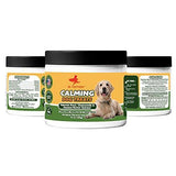 Anxiety Calming Treats for Dogs- Anti Anxiety & Stress Relief Treats for Small, Medium & Large Dogs - Organic Hemp Oil & Valerian Root for Barking, Storms & Travel - Bacon Flavor - 120 Count