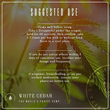Organic Hemp Oil Extract for Pain & Stress Relief (300MG), Cinnamint Flavor, Full Spectrum, Blended with Organic Hemp Seed Oil for Optimal Absorption, CO2 Cold Extracted, Kosher, Non-GMO, 1oz.