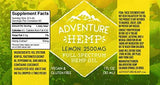 Lemon 2500mg Hemp Oil for Pain Relief, Stress Support, Anti Anxiety, Sleep Supplements. Herbal Drops Rich in MCT Fatty Acids Natural Anti Inflammatory 1 FL oz. (30 ml) (Lemon or Peppermint))