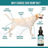 Hemp Oil for Dogs and Cats - 500 mg - Anxiety Relief for Dogs Cats - Hemp Dog - Pet Hemp Oil - 100% Organic Hemp Dog Treats Grown and Extracted in USA for all Pets