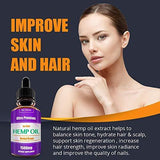 Hemp Oil Drops 1500mg, 100% Pure Natural Ingredients Full Spectrum Co2 Extracted, Anti-inflammatory, Help Reduce Stress, Anxiety and Pain, Vegan Vegetarian Friendly