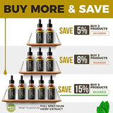 Hemp Oil Extract (450 mg), Strong Full Spectrum Pain & Anxiety Relief, Mild Mint Flavor, Zero THC CBD Cannabidiol, 100% Colorado Hemp, 450 mg Pure Hemp Oil
