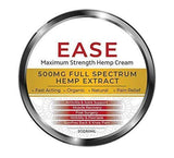 Premium Organic Hemp Cream-Pain Relief for Arthritis, Inflammation & Joint Pain-500mg Hemp Extract w/Essential Oils-Hemp Salve for Psoriasis, Eczema, Sciatica, Neck, Back and Knees- Made in USA- 2oz