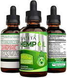 Best Hemp Oil for Anxiety - Calming and Soothing 450mg Full Spectrum Natural Pain Relief Better Sleep Improved Mood Reduce Stress Anti Inflammatory
