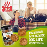 CeeBeeDoo Dog Treats with Hemp Oil for Pain Relief & Anxiety – Healthy & Tasty Hemp Treats for Dogs – Natural Pet Hemp Chews Dog Calming Treats for Small & Large Dogs, (Chicken Balls)