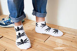 5 Pairs Unisex Marijuana Weed Leaf Boat Warm Cotton Socks