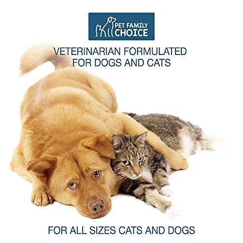Pet Family Choice Hemp Oil for Dogs and Cats - 100% Organic Food Supplement - Grown in USA - for Anxiety and Pain Relief - Stress Calming Support - Easily Apply to Treats - 250 mg