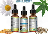 LOGIC REMEDY (1000mg) Organic Hemp Extract & Essential Oil Blend & Omega-3,6,9 Fatty Acids for Dogs & Cats/ Vegan/Peaceful Buddy Fights Stress, Separation Anxiety & Improves Hip Joint Health