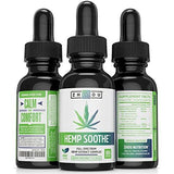 Hemp Soothe™ Full Spectrum Hemp Seed Oil - Mint Flavored Hemp Oil Drops Formulated for Optimal Calm and Comfort - Includes Omega 3 Fatty Acids to Help Support Joint, Heart and Brain Health