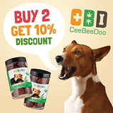 CeeBeeDoo Dog Treats with Hemp Oil for Pain Relief & Anxiety – Healthy & Tasty Hemp Treats for Dogs – Natural Pet Hemp Chews Dog Calming Treats for Small & Large Dogs, (Liver Meatballs)
