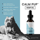 Dog Calming Aid - Hemp Oil for Dogs - Calming Extract for Stress and Anxiety Support - Omega 3 and 6 Fatty Acids - Hip and Joint Pain Support for Dogs - 1oz 250mg