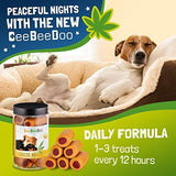 CeeBeeDoo Dog Treats with Hemp Oil for Pain Relief & Anxiety – Healthy & Tasty Hemp Treats for Dogs – Natural Pet Hemp Chews Dog Calming Treats for Small & Large Dogs, (Cheese Wraps)
