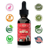 Hemp Oil for Dogs & Cats (500mg) - Rich Organic Full Spectrum Hemp Extract for Pets | Separation Anxiety Relief for Dog & Cat | Calming Joint Support & Natural Pain Relief | 100% Safe - Made in USA