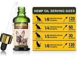 Hemp Oil for Dogs and Cats - Full Spectrum Hemp Extract - 500mg - All Natural Pain Relief for Dogs & Cats, Calming, Stress & Anxiety Support, Wellness, Hip & Joint Health - Easily Apply to Treats