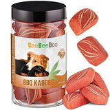 CeeBeeDoo Dog Treats with Hemp Oil for Pain Relief & Anxiety – Healthy & Tasty Hemp Treats for Dogs – Natural Pet Hemp Chews Dog Calming Treats for Small & Large Dogs, (BBQ Kabob)