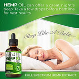 Best Hemp Oil for Anxiety - Calming and Soothing 450mg Full Spectrum Natural Pain Relief Better Sleep Improved Mood Reduce Stress Anti Inflammatory
