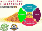 All Natural Hip & Joint Pain Relief for Dogs Arthritis & Inflammation, for Mobility & Hip Dysplasia, Glucosamine, Turmeric, Boswellia, MSM & Chondroitin. 120 Beef Treats