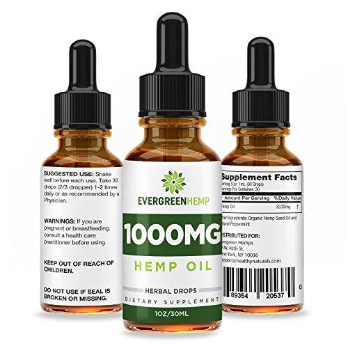 Hemp Oil Extract - All-Natural Premium Formula - 8.33MG Per Serving - Promotes Relaxation - Organic Anti-Anxiety - One Month Supply - Sans CBD - Elixir Fitness