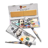 Satelliter Fake Money, Rolling Papers with Filter Tips, Wallets of Cigarette Rolling Papers 110 * 45MM(2 Wallet)