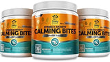 Calming Treats For Dogs - Anxiety Composure Relief with Suntheanine - Organic Kelp & Valerian Root + L Tryptophan for Dog Stress & Separation Aid in Fireworks, Thunder + Chewing & Barking - 90 Chews