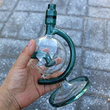 Green Globe Glass Crafts Accessories 14.4mm Glass Bow Tall 7.5in 260g (Glass-A) (Glass-A)