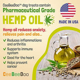 CeeBeeDoo Dog Treats with Hemp Oil for Pain Relief & Anxiety – Healthy & Tasty Hemp Treats for Dogs – Natural Pet Hemp Chews Dog Calming Treats for Small & Large Dogs, (Steak Bites)