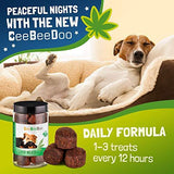 CeeBeeDoo Dog Treats with Hemp Oil for Pain Relief & Anxiety – Healthy & Tasty Hemp Treats for Dogs – Natural Pet Hemp Chews Dog Calming Treats for Small & Large Dogs, (Liver Meatballs)