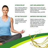 Hemp Oil Drops 2500mg, 100% Seed Extract, Supports Anti-Anxiety and Stress Health, All Natural Dietary Supplement, Rich in Omega 3 and 6 Fatty Acids for Skin & Heart Health, Vegan Vegetarian Friendly,