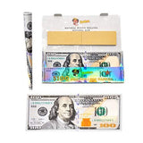 Satelliter Fake Money, Rolling Papers with Filter Tips, Wallets of Cigarette Rolling Papers 110 * 45MM(2 Wallet)