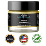 Hemp Pain Cream Salve - 100mg Full Spectrum Hemp Extract - Fast Muscle and Joint Pain Relief. 2oz