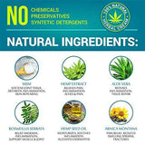 Hemp Extract Cream - 250 Mg - Made in USA - Natural Hemp Pain Relief Cream for Inflammation, Muscle, Joint, Back, Knee & Arthritis Pain - Hemp Salve Contains Arnica, MSM & 10% EMU Oil - Non-GMO