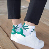 5 Pairs Unisex Marijuana Weed Leaf Boat Warm Cotton Socks