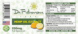 Full Spectrum Hemp Oil - Lemon Flavor - by Dr. Fishman Labs - 250mg 99.9% Pure Hemp Extract - Pain - Stress - Anxiety Relief 30ml -(1oz)