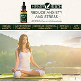 Full Spectrum Hemp Oil for Pain, Anxiety & Stress Relief - 500mg of Pure Hemp Extract - Grown & Made in USA - Anti-Inflammatory & Joint Support - Helps with Sleep, Mood, Skin & Hair - 1 Fl oz (30ml)