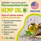 CeeBeeDoo Dog Treats with Hemp Oil for Pain Relief & Anxiety – Healthy & Tasty Hemp Treats for Dogs – Natural Pet Hemp Chews Dog Calming Treats for Small & Large Dogs, (BBQ Kabob)