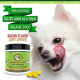HempDogLicious Dog Joint Supplement Chews - Bacon Flavor Dog Joint Supplement Organic for Hip, Joint, Arthritis Pain, Skin, Coat and More, 90 Chews