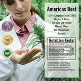 Hemp Oil 1000MG 4 oz Full Spectrum Premium Hemp Oil for Pain Anxiety, Stress and Inflammation. Improves Mood Sleep Skin & Hair Organic Vegan Non-GMO Orange Flavor Low Intro Price