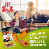 CeeBeeDoo Dog Treats with Hemp Oil for Pain Relief & Anxiety – Healthy & Tasty Hemp Treats for Dogs – Natural Pet Hemp Chews Dog Calming Treats for Small & Large Dogs, (Cheese Wraps)