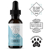Dog Calming Aid - Hemp Oil for Dogs - Calming Extract for Stress and Anxiety Support - Omega 3 and 6 Fatty Acids - Hip and Joint Pain Support for Dogs - 1oz 250mg