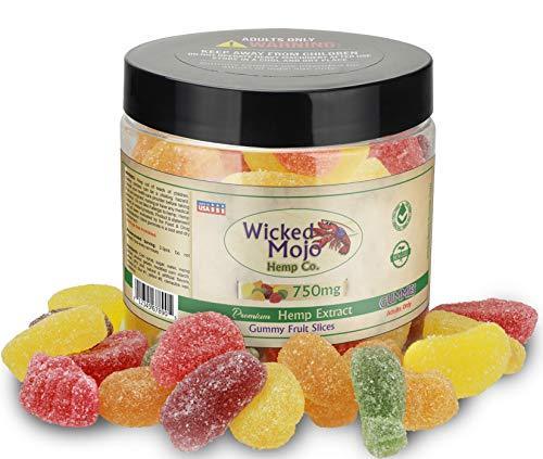 Hemp Oil Gummies - 750mg - App. 20mg Per Gummy - Best Tasting Hemp Extract Gummies with Sugar Coating - Relaxing, Pain, Stress & Anxiety Relief - Made in USA - Sunday Scaries Anxiety Relief