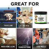 Tranquilo Pets Turmeric & Hemp Calming Treats for Dogs – Anxiety Support and Stress Relief - Bonus eBook - 100% Organic and Natural - Soft Chewy Roast Chicken Flavor – 100 Count