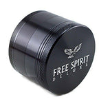 Herb Grinder Deluxe Edition by Free Spirit, 4 Piece 2.5 Inch Superior Quality Aluminum